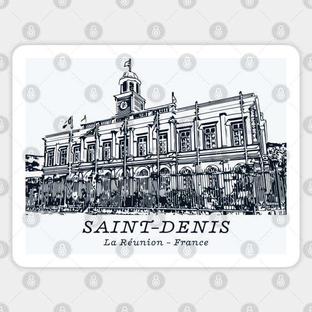 Saint-Denis - Réunion Island Sticker by Lakeric